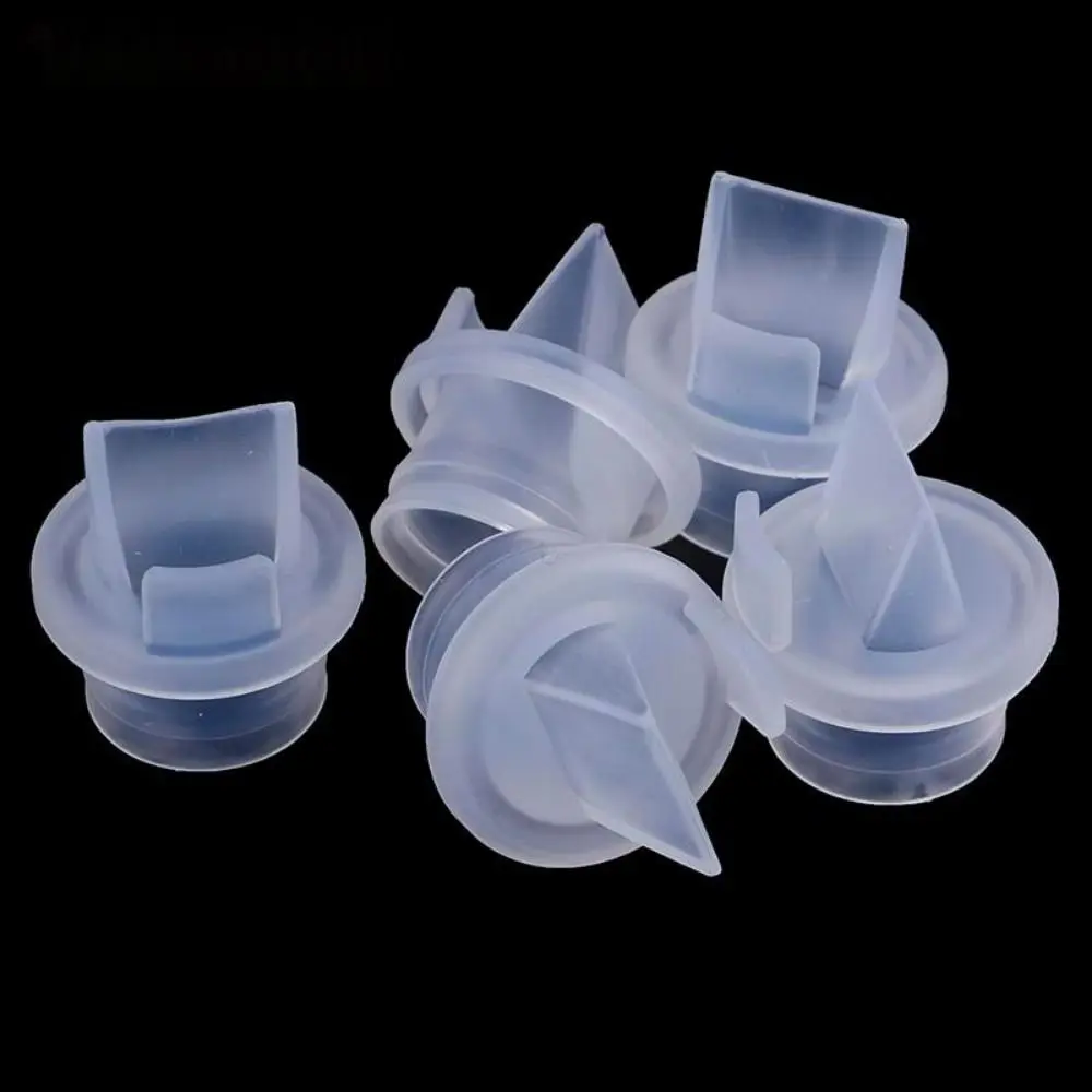

10PCS Backflow Protection Duckbill Valve One-way Valve Transparent Breast Pump Accessories Universal Silicone Breastpump
