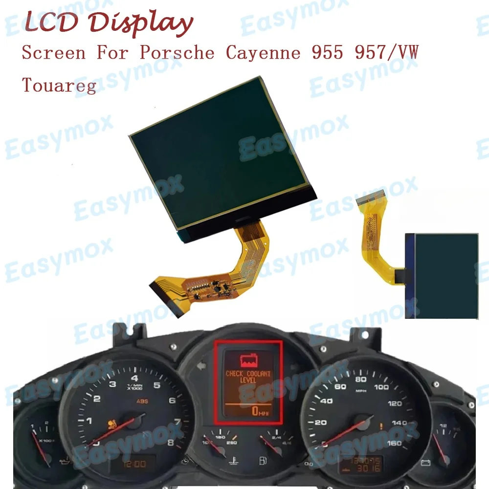 

7L6920870Q LCD Full Display for Porsche Cayenne 955 957/VW Touareg Instrument Cluster Replacement Car Repair Parts 7L6920870L