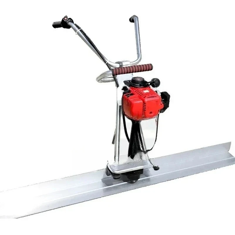 .Concrete Vibrating Ruler Stainls Steel Rack Leveling Multifunctional Cement Pavement Vibrator Screed Engine