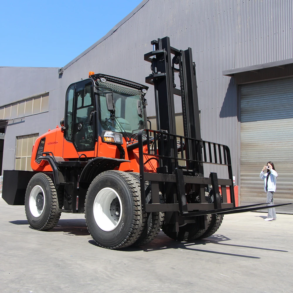 

YGCY-70 7Ton China Customized All-terrain Off-road Fork Lift 7000KG Mini Forklift Trucks Manufacturer Price