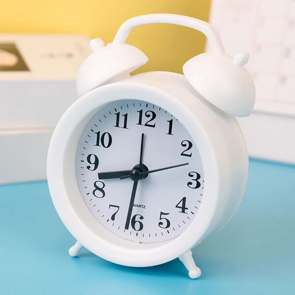 Alarm Clock Small Bedside Alarm Clock Kids Alarm Clock Analog For Daily Time Reminder Home Decoration Study Desktop