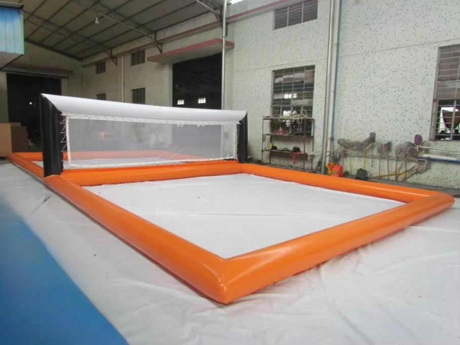 Summer Beach Fun Inflatable Water Volleyball Court/Inflatable Beach Volleyball Court For Sale