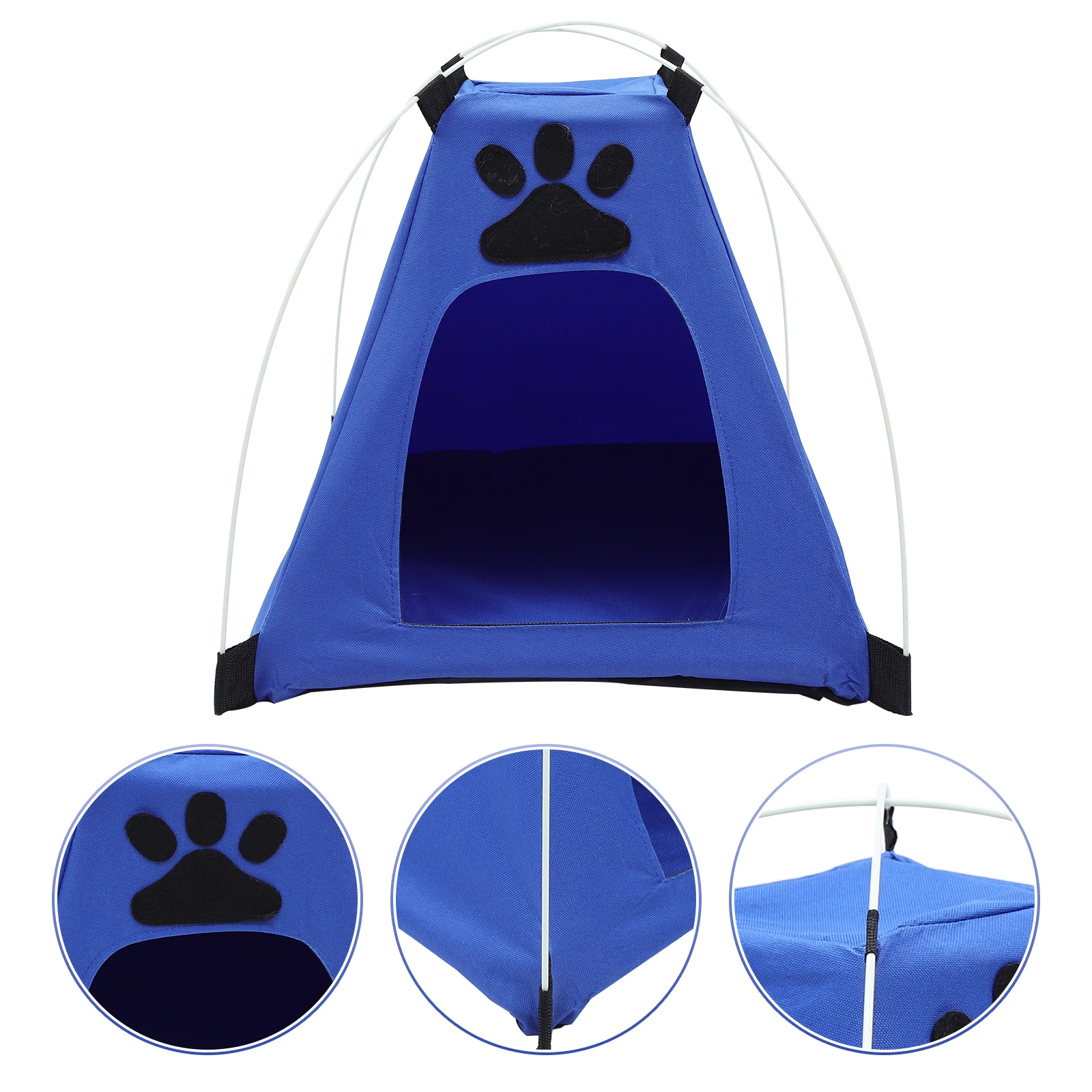 Kühlendes Haustierzelt für kleine Tiere, abnehmbares, atmungsaktives Hundehaus mit kompaktem Design, Sommer-Indoor-Spielversteck, Hütte für Katzen
