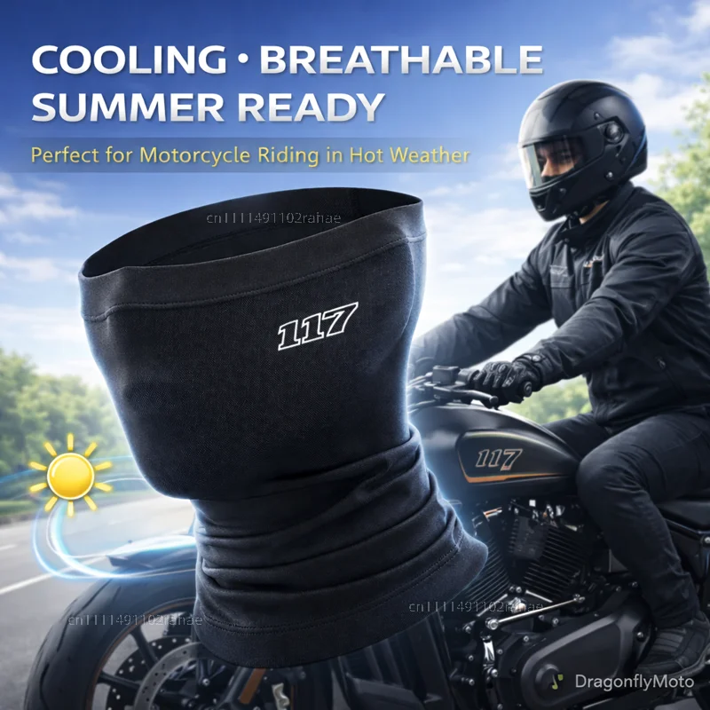 

Мотоциклетная маска-балаклава для Harley Softail Low Rider ST FXLRST FXRST Breakout Touring CVO 117, летняя охлаждающая, для дорожных мотоциклов