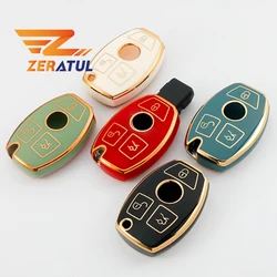 For Mercedes Benz A B G R Class GLA GLK W176 W204 W251 W463 Soft TPU Car Remote Key Case Cover Fob Protector Accessories