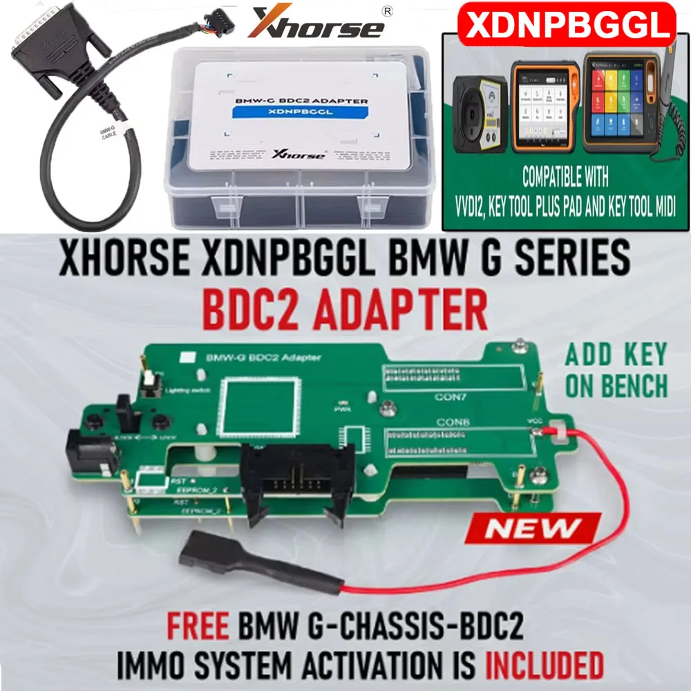 XHORSE XDNPBGGL BDC2 Adapter With BDC2 License for BMW G Series BDC2 All Keys Lost