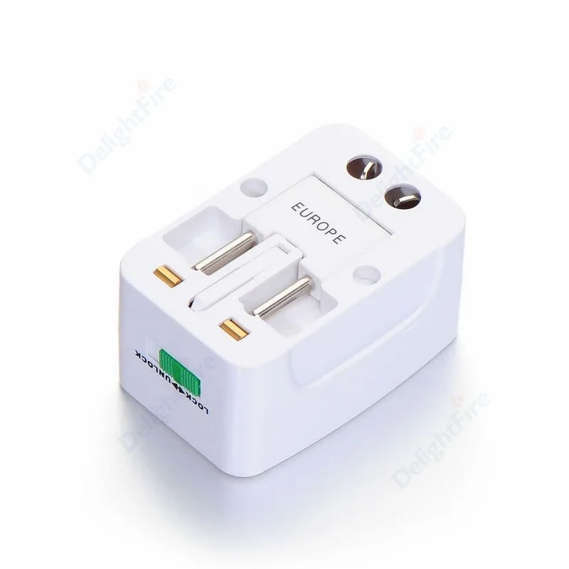 1pc Universal Plug Adapter International Worldwide European Euro EU US AU UK Travel Power Adapter Electrical Socket Plug Outlet