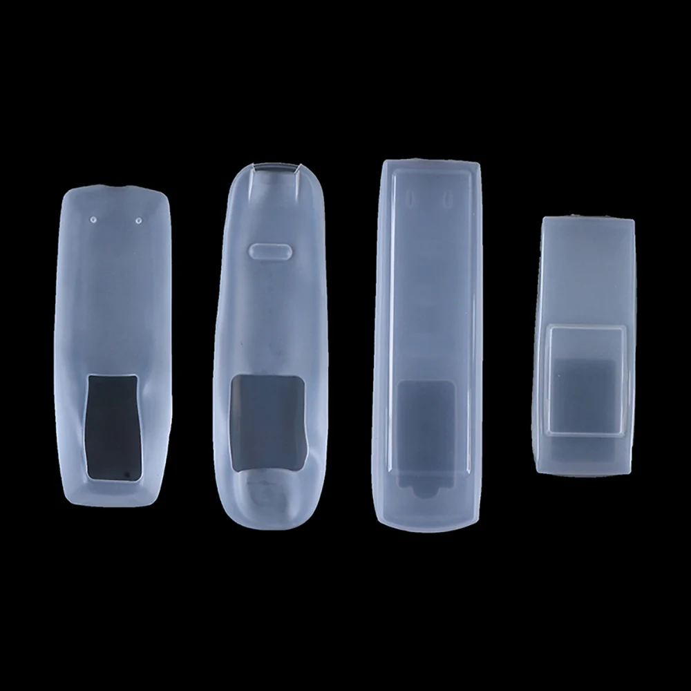 1 Piece Transparent Dust Protect Protective Storage Bag Portable Silicone Air Condition Control Case TV Remote Control Cover