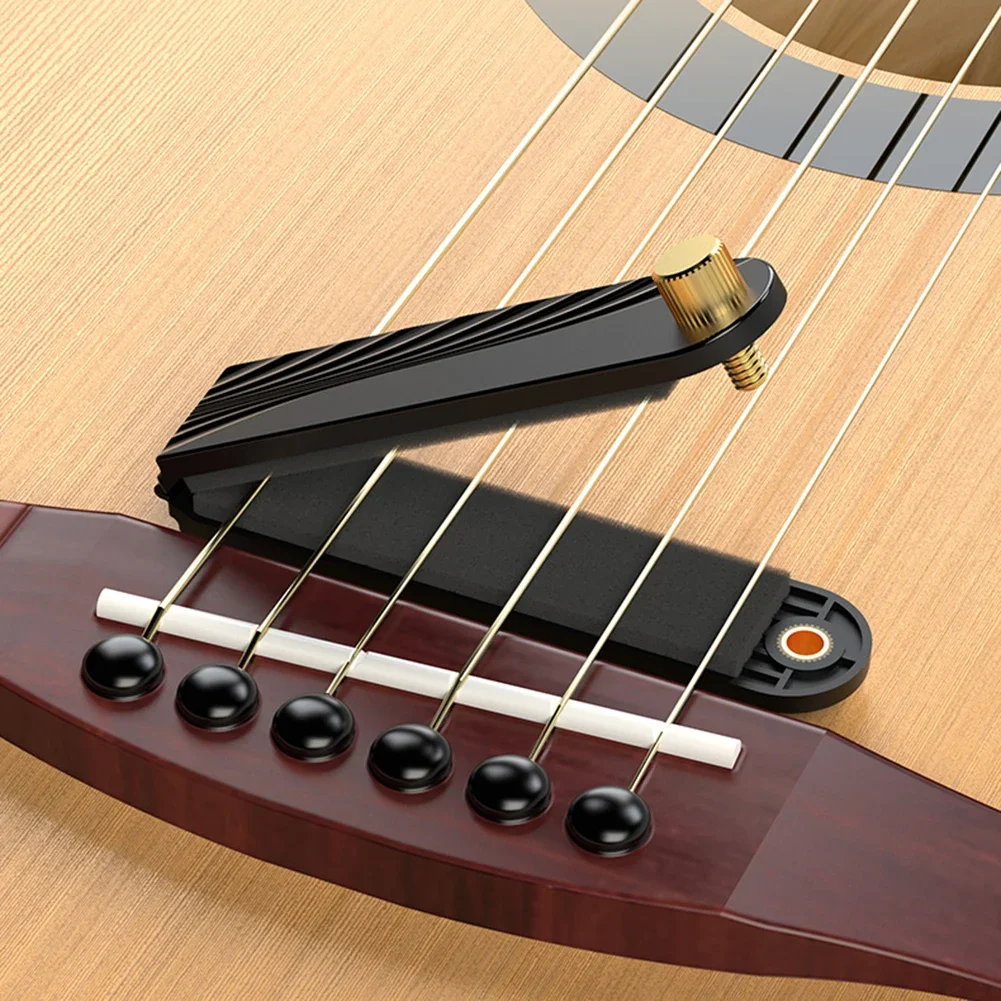 Professional Guitar Silencer Mute Pad Folk Guitar Home Practice Silencer Musical Instrument Accessory guitar accessories