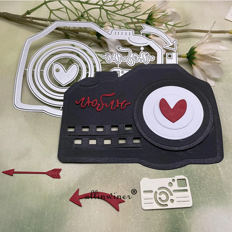 Camera decoration Metal Cutting Dies Stencils Die Cut for DIY Scrapbooking Album Paper Card Embossing