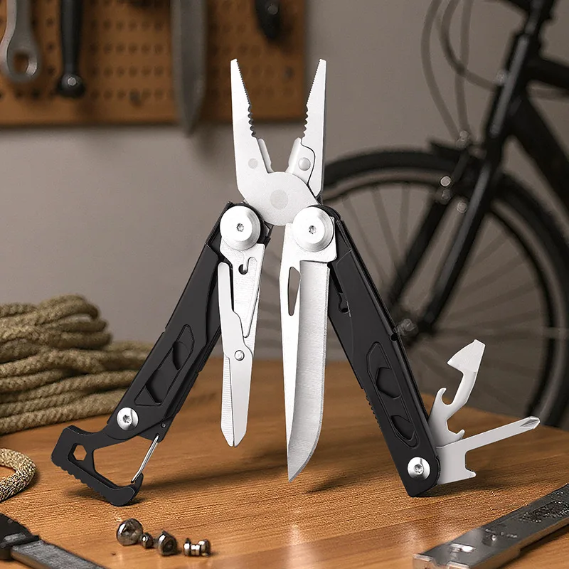 

Outdoor Portable Folding Pliers - Manufacturer Spot Multifunctional Tool with Knife Scissors Mountaineering Buckle