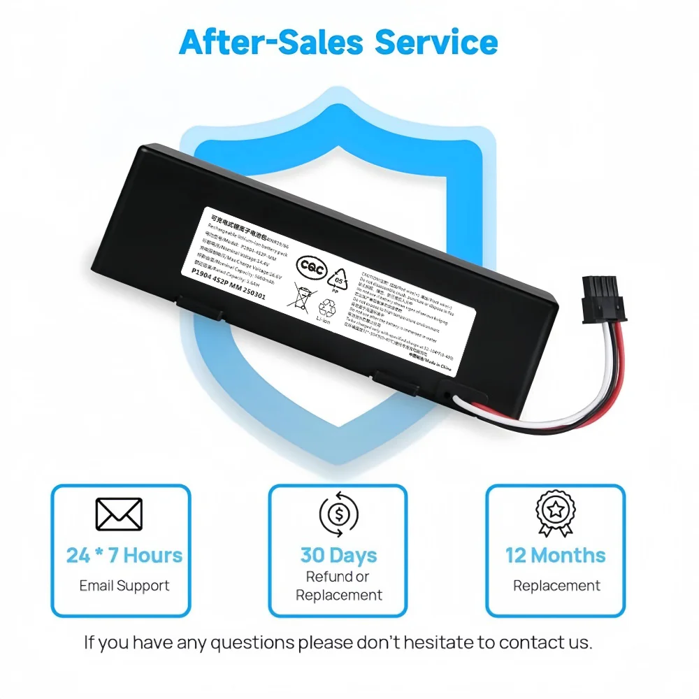 STYTJ02YM Battery for Xiaomi Mop Pro P 2S S12 Yunmi MVVC01 Haier JX37 Wyze WVCR200S Conga 3290 3390 Robot Vacuum Cleaner