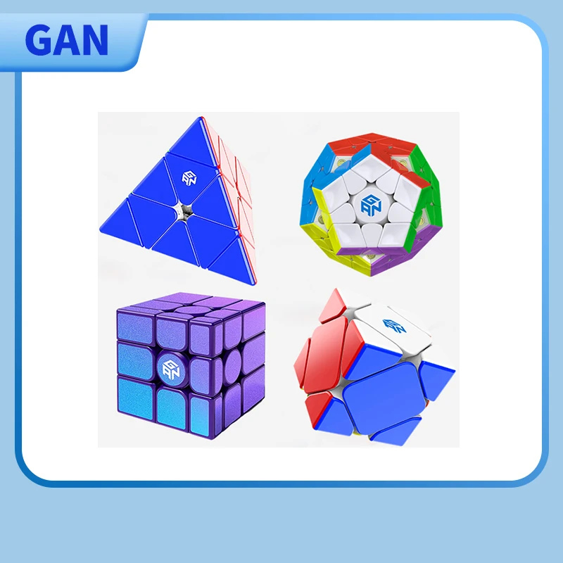 GAN Dziwny kształt Magic Cube Combination Pyraminx Enhanced Uv Gan Skewb Enhanced Uv Meganminx Gan Mirror Uv Gans Cube