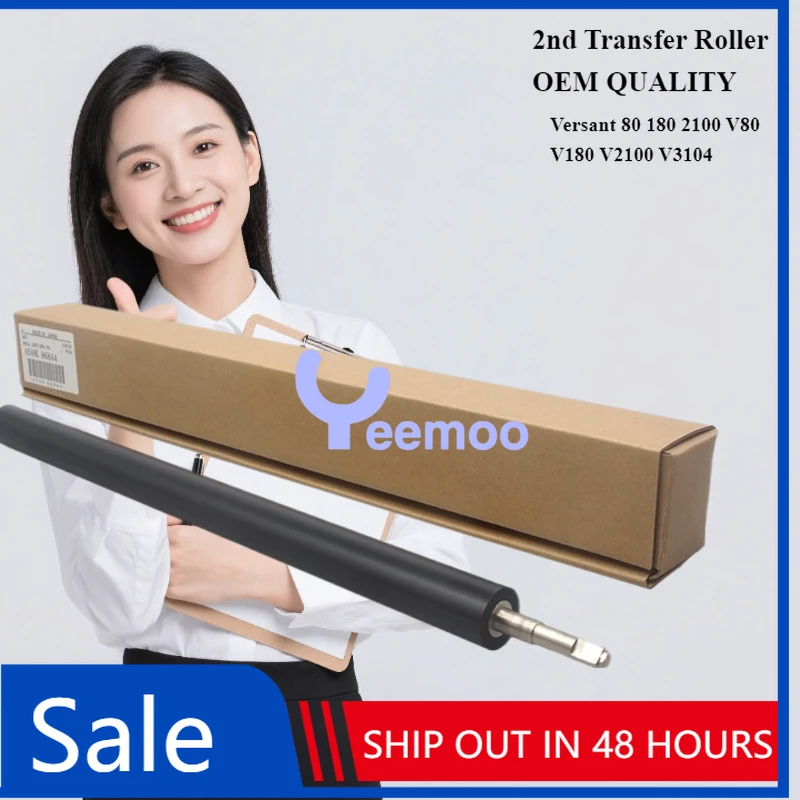 

1SET 2ND TRANSFER ROLLER FOR Xerox Versant 80 180 2100 V80 V180 V2100 V3100 WITH OEM QUALITY