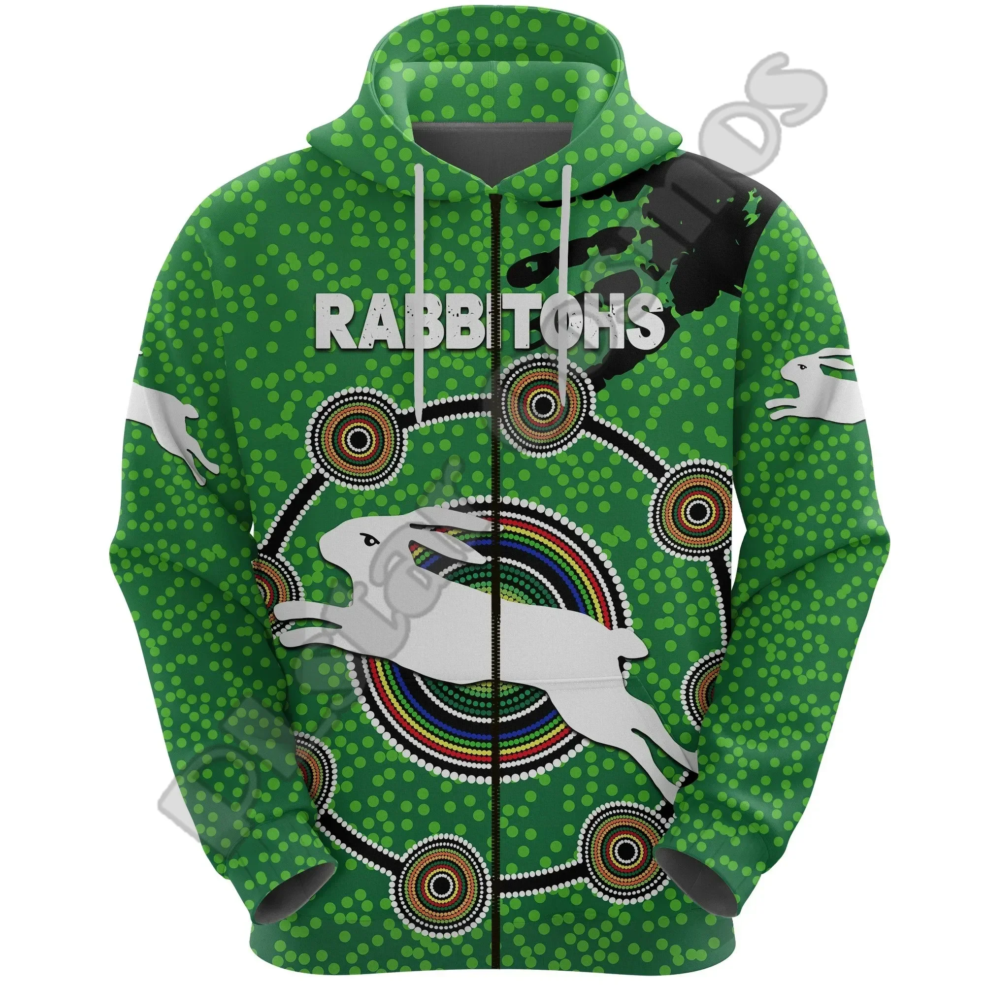 NewFashion Naidoc Indigenous Australia Aboriginal Animal Tattoo Vintage Long Sleeves 3DPrint Streetwear Casual Jacket Hoodies X6