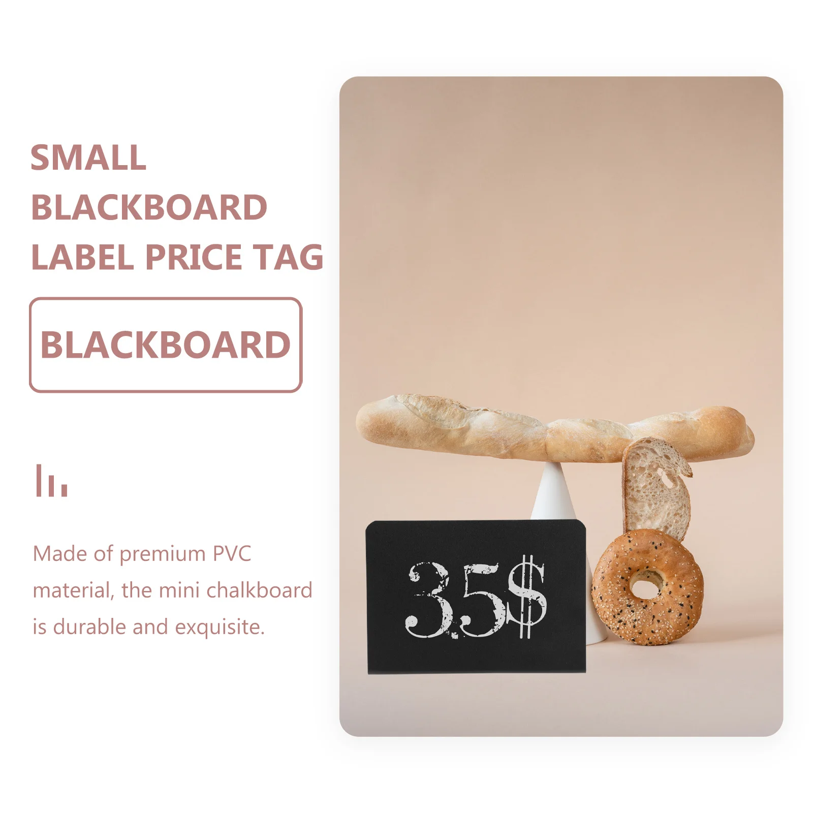 10pcs Mini Blackboard Message Sign L-Shaped Small Chalkboard For Restaurant Coffee Shop Display Reusable Wipe Clean