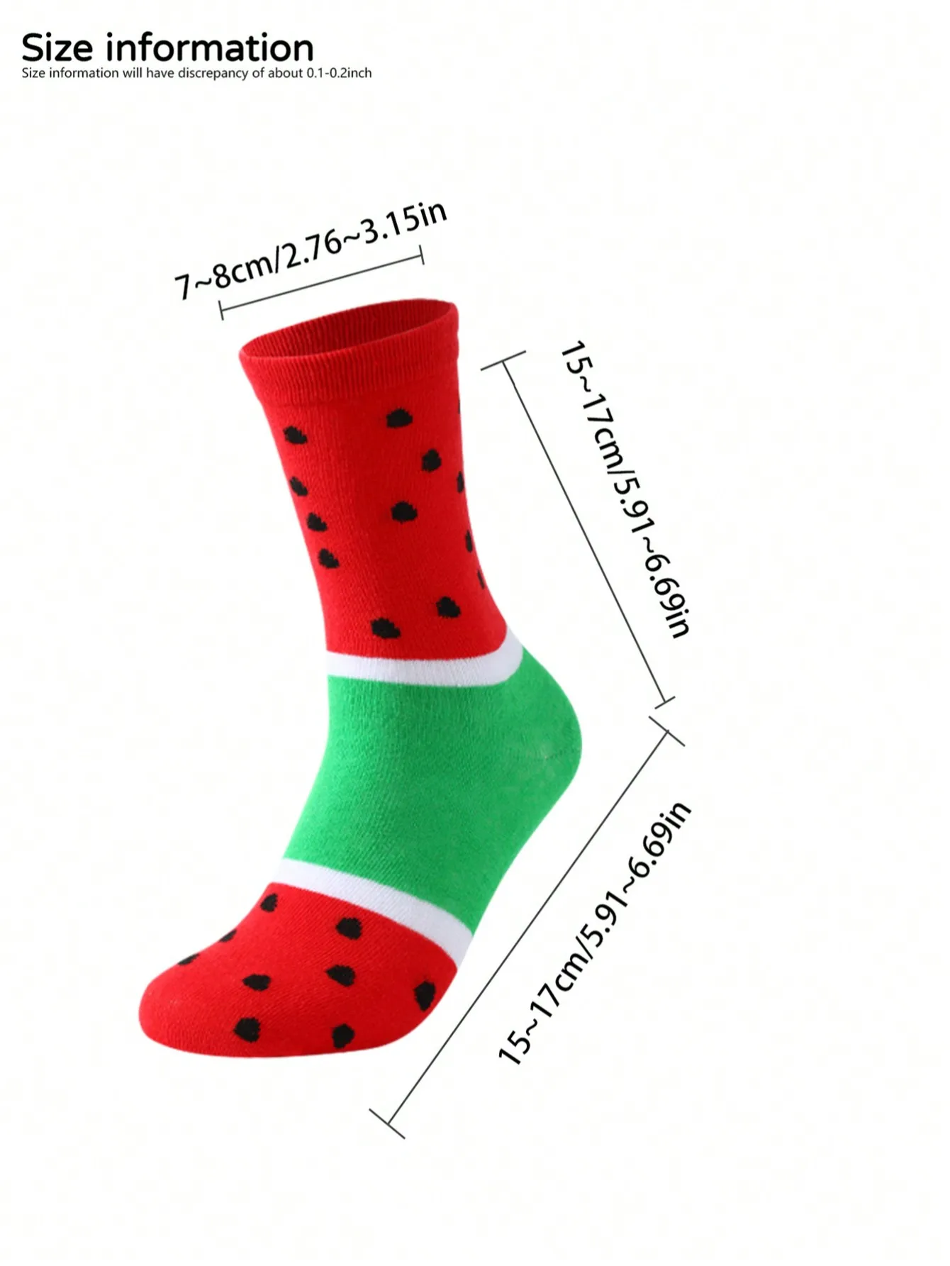 גרביים בצורת ארטיק אבטיח