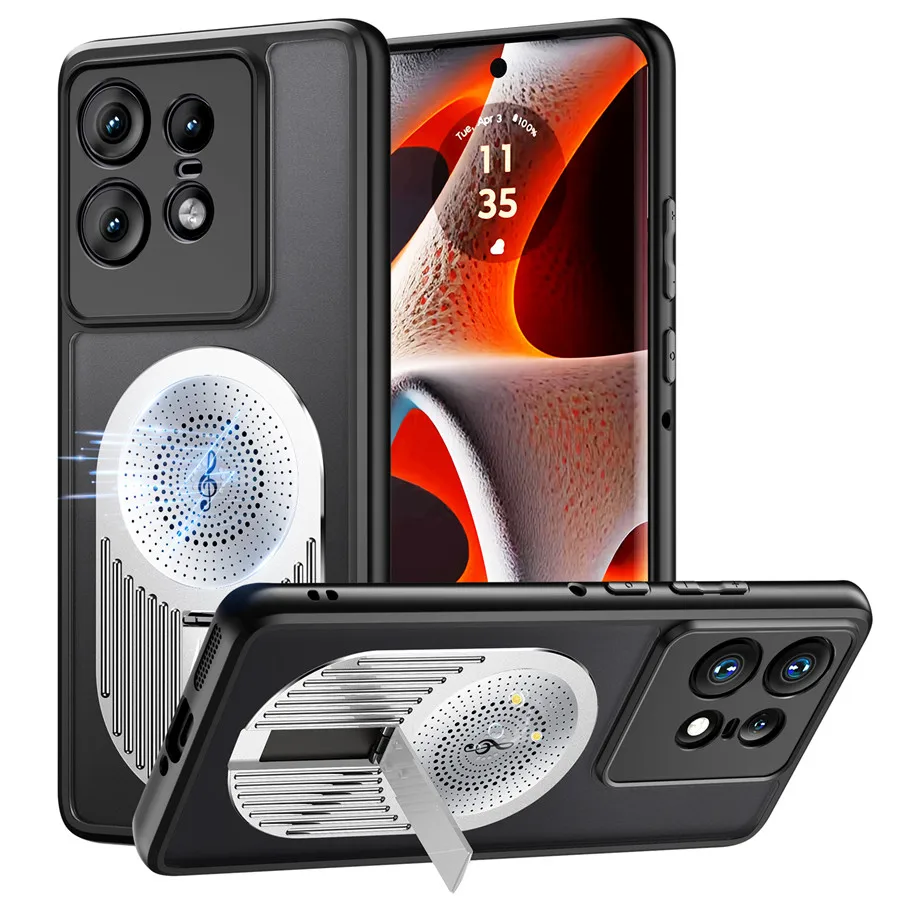 

Graphene Cooling Case For Motorola Edge 50 Pro Case Heat Dissipation Magnetic Stand Cover For Motorola Edge 50 Fusion/50 Ultra