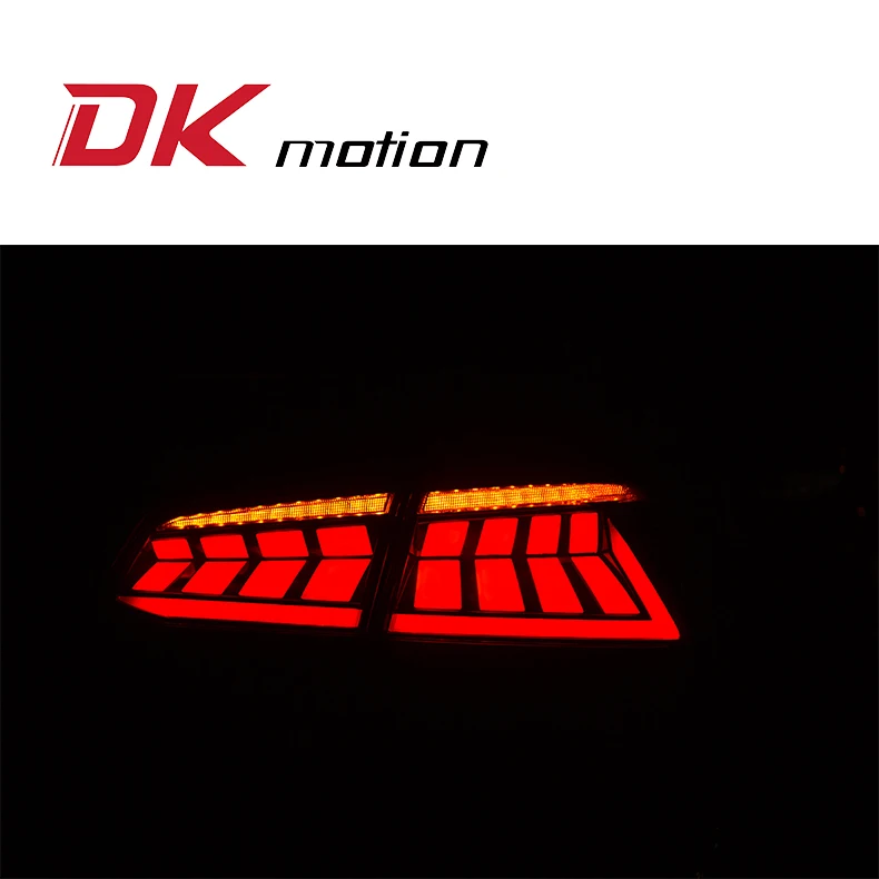 DK Motion Led Taillights for Volkswagen Rear Lamp 16-19 Passat B8 Tail Lamp Rear Light Moving+Brake+Turn+Scan 1 Year Warranty
