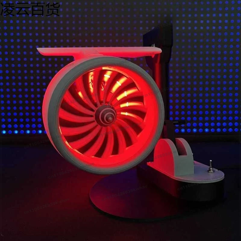 Desktop Fan, Turbofan, Personalized and Creative Shape, Humidifying Spray with Light