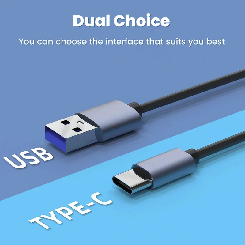 6IN 1 Multifunctional Card Reader USB High Speed Data Transfer Adapter Type C SD/TF/XD/CF/M2 Memory Reading For Cameras Computer