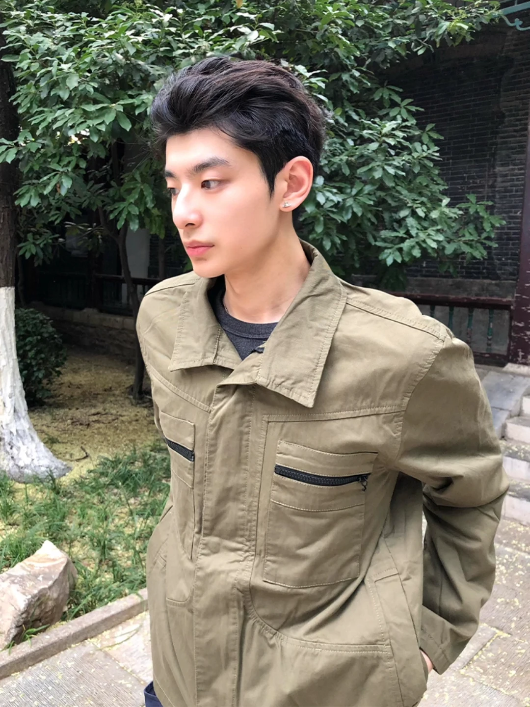 

Мужская рабочая одежда American Deconstructed Barn Sle Jaet ort Sve, дышащая повседневная винтажная бейсбольная куртка на осень