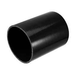 UXCELL 25mm 57mm 83mm 95mm 114mm ID 152mm Length 4-Ply Reinforced High Temp Straight Coupler Silicone Reducer Hose Black