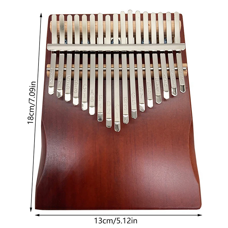 1 قطعة كاليمبا الخشبية المحمولة الأطفال بداية الممارسة بسيطة 17 لهجة الإبهام البيانو شفاء أدوات لوحة المفاتيح الموسيقية