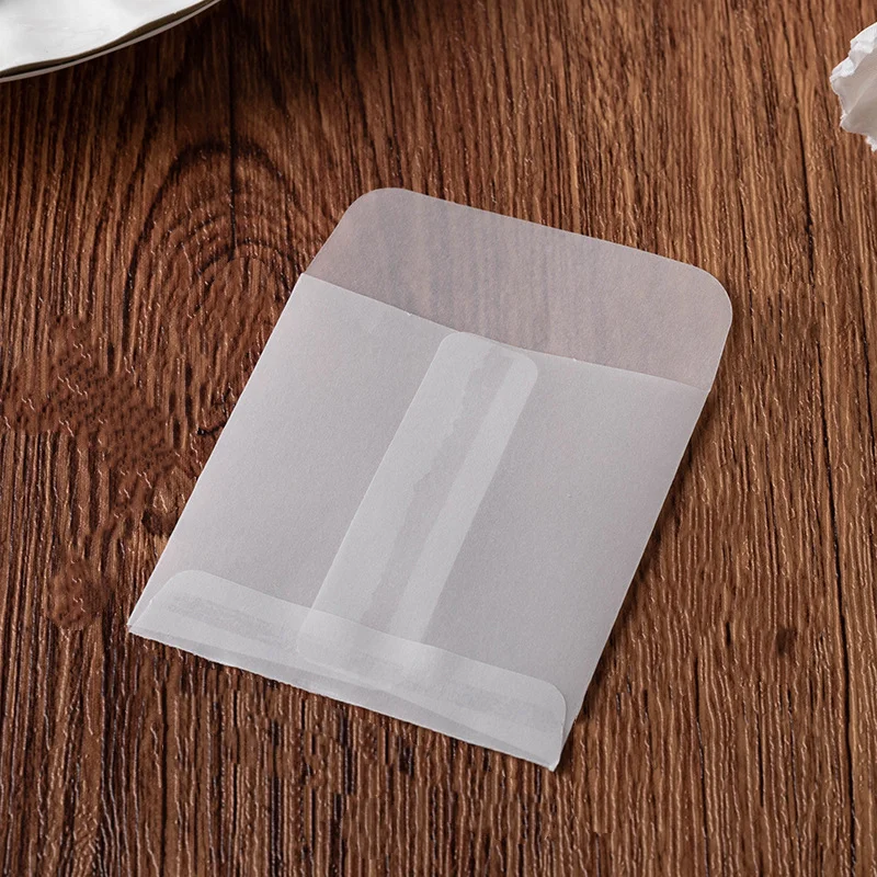 50Pcs Mini Flat Glassine Paper Envelopes Small Storage Bags for Earrings Rings Coins Photos Stamp Jewelry Packing image 3