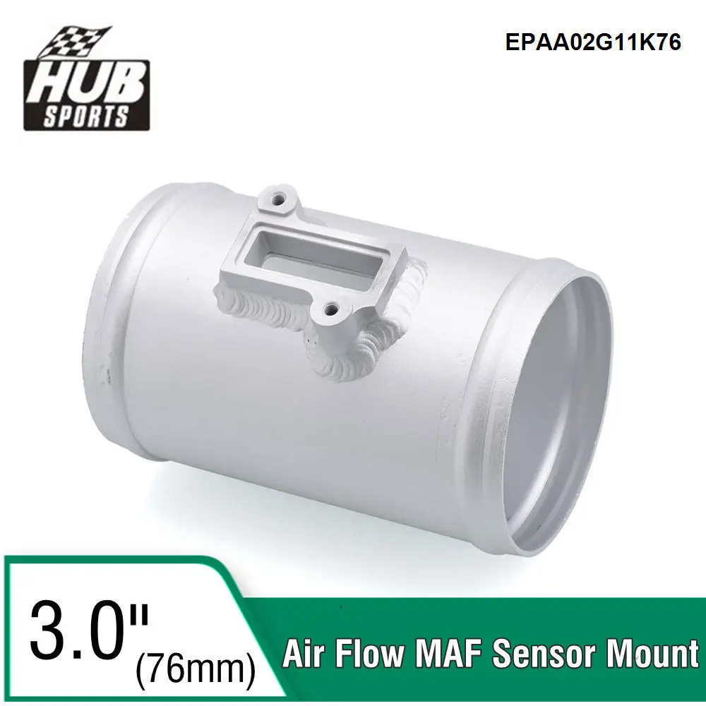 HUB sports Mass Air Flow Sensor Adapter Air Intake MAF Meter Mount Fit for Nissan For Honda For Ford 3inch MAF EPAA02G11K76