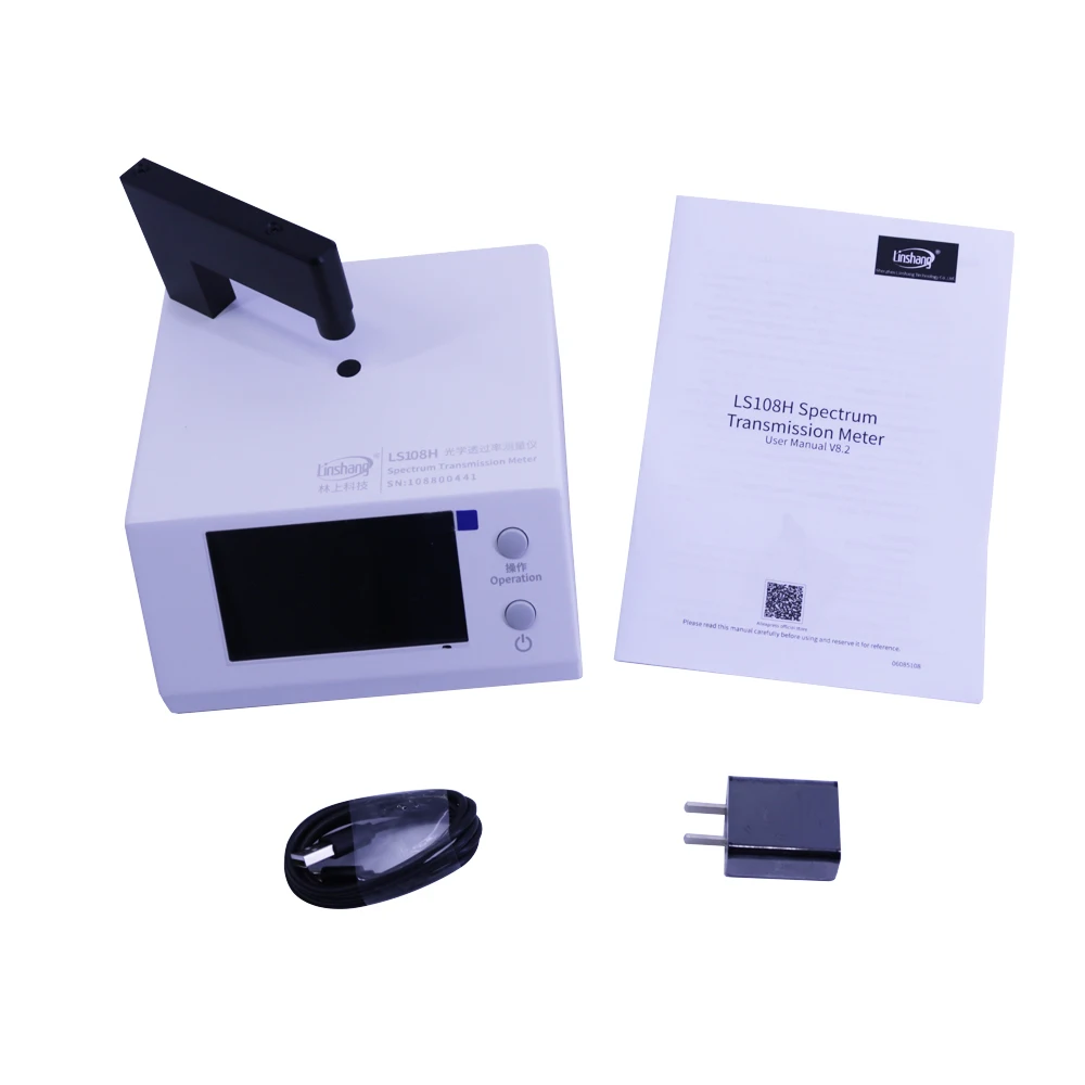 LS108H Optical Transmittance Meter Benchtop Optical Transmittance Meter Measurement of Various Uniform Transparent Materials