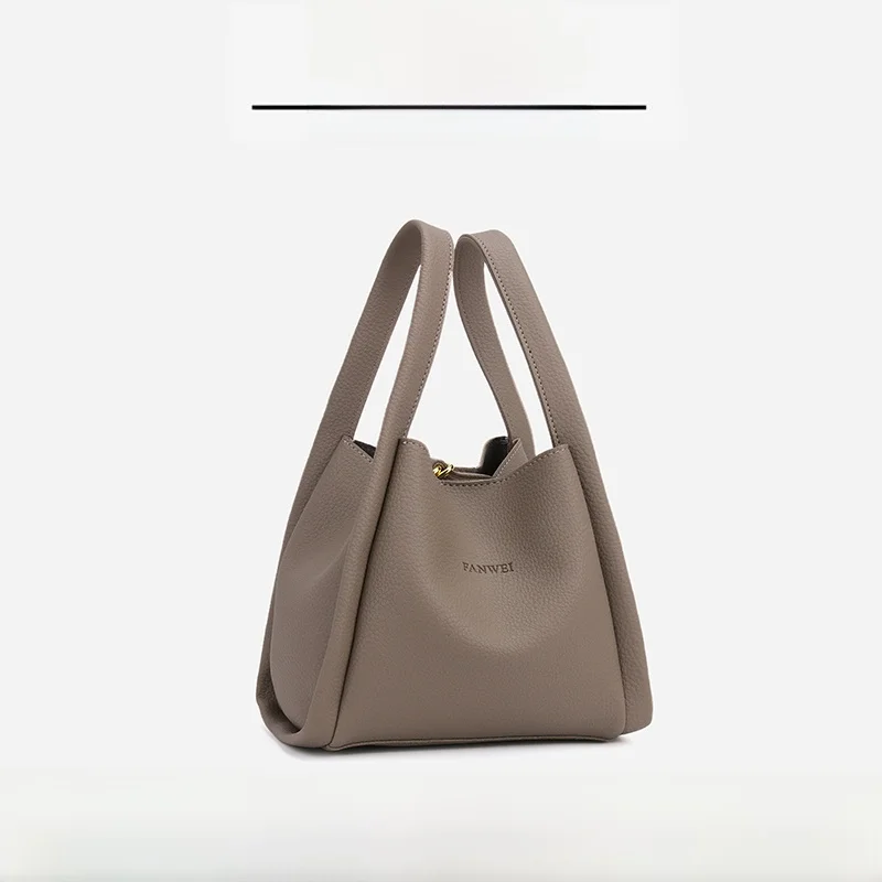 

Модная однотонная женская сумка-ведро Cariedo из искусственной кожи, на одно плечо, через плечо