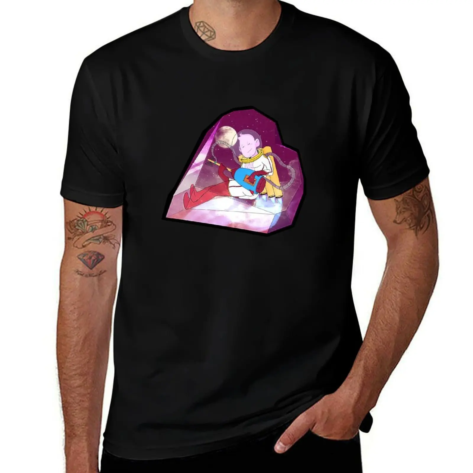 Space Prism Bard T-Shirt Utility Casual Work T-Shirt