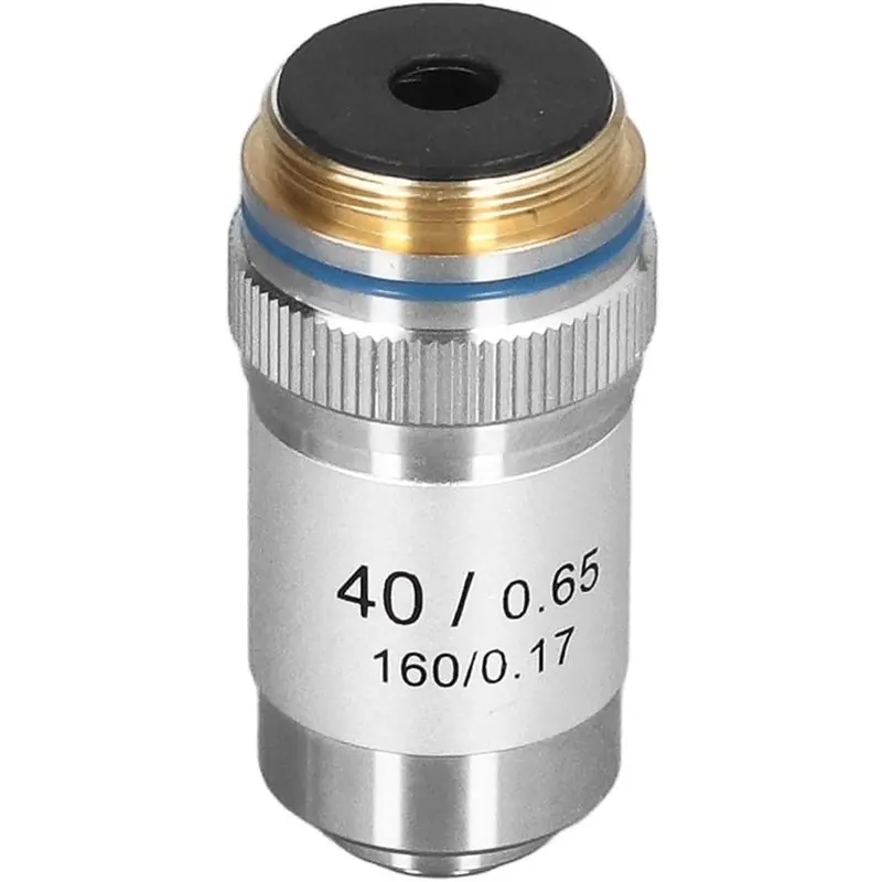 Objectif de microscope achromatique BHBD 40X 40/0.65 à fort grossissement pour microscopes biologiques