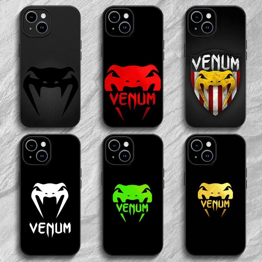Capa de Celular Fashion Combat V-venumS para iPhone 12-17 Air Plus Pro Max Acetinada Brilhante Colorida Ótima Opção de Presente