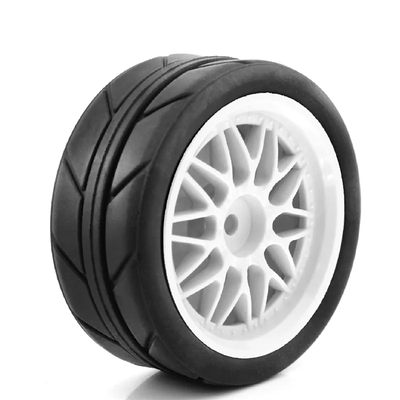 

ABUM-1/10 RC Rally Drift Tires 65Mm On Road Racing Car Wheels Tyres For Tamiya TT01 TT02 XV01 XV02 PTG-2 HSP HPI Kyosho