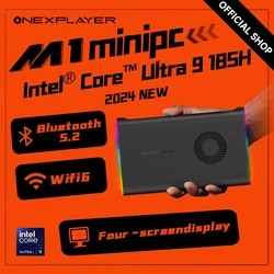 OneXPlayer M1Minipc Intel Core Ultra 9 185H Oculink DDR5 Desktop SSD 1TB 2TB 16 Ram 32 RamWIFI5E BT5.2 HDMI Mini PC