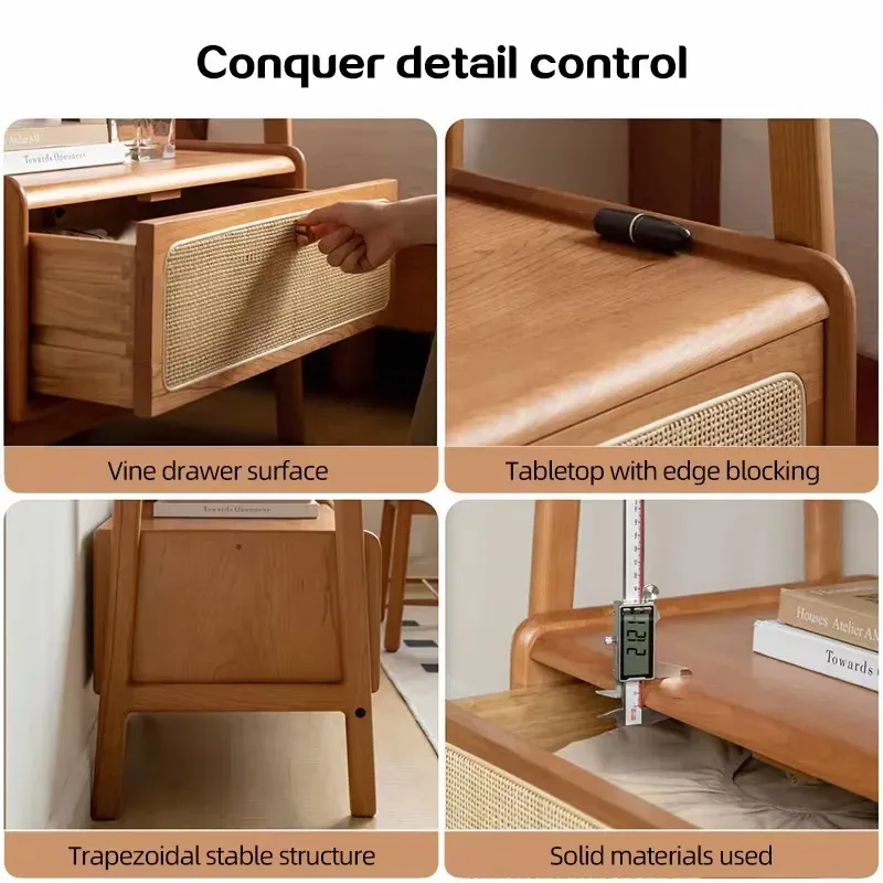 Bedroom Coat Rack with Rattan Storage Multi-functional Home Furniture for Hotel Use