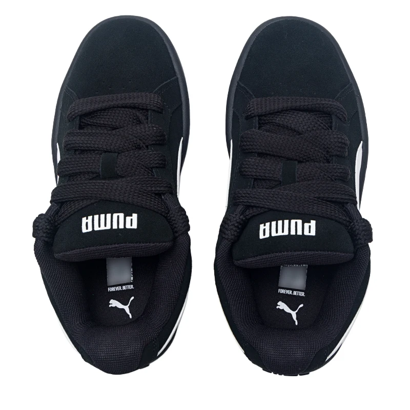 

Puma Sneakers for Women and Men, Thick-Soled Warm Sports Shoes, Low-Top Fashion Retro Trendy Couple Casual Loafers 400707-25