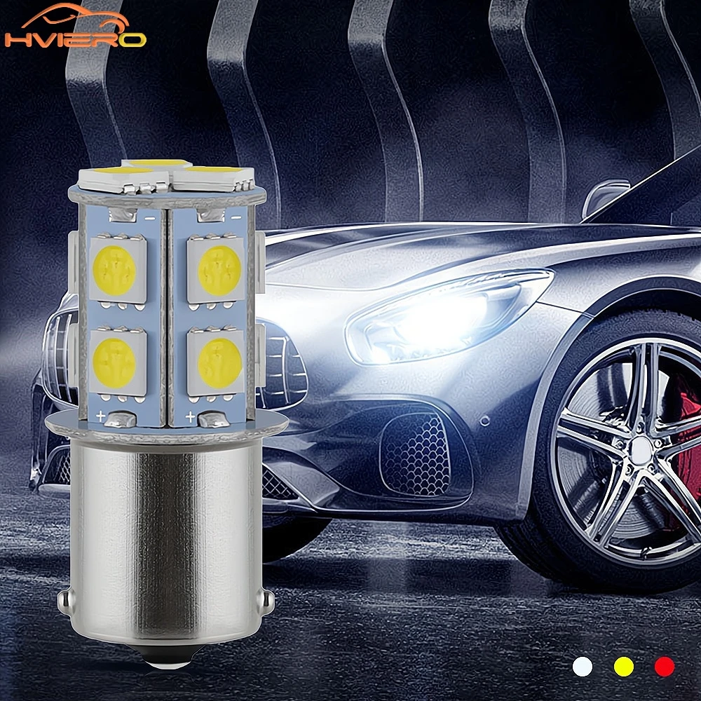 1156 BA15S 1157 BAY15D P21W BA15D 13Led License Plate Car Led Turn Parking Signal Lights Brake Tail Lamps Auto Rear Reverse Bulb