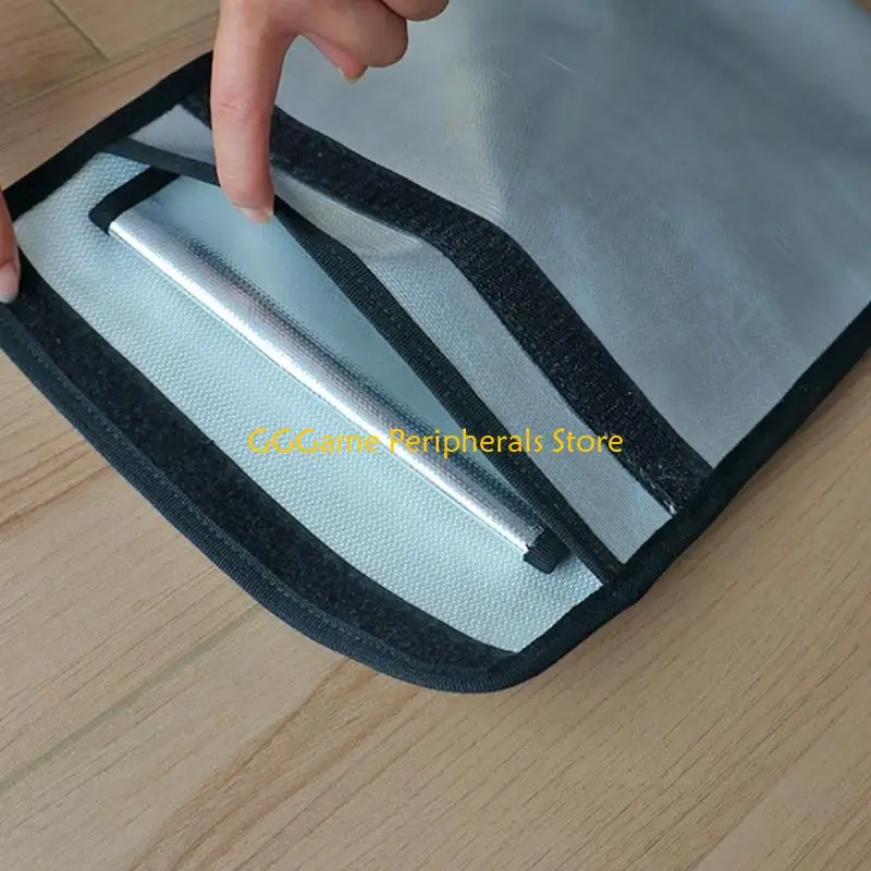 U55B Heat Insulation Fiberglass File Bag For Cash Certificates Documents Valuables