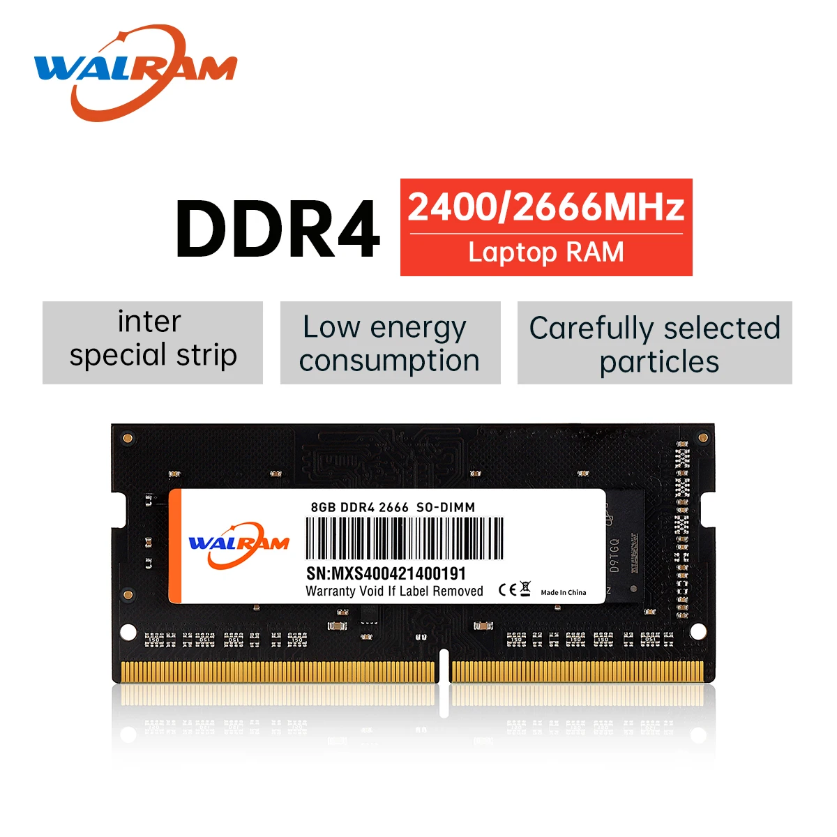 Оперативная память WALRAM DDR4 8 Гб 2400 МГц 2666 МГц Sodimm PC4 для ноутбука, не ECC 1,2 в, оперативная Память DDR4