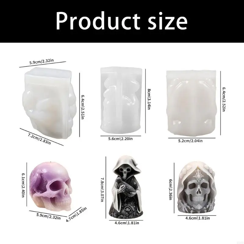3D-Silikon-Handwerksformen für Raumdekorationen, Kerzenherstellung, Silikonform, Backen, Handgussformen, Kerzenformen, B03E – Detail 6