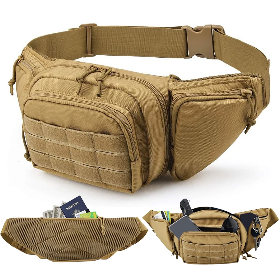 

Многофункциональная поясная сумка для улицы, большая вместимость, легкая спортивная сумка через плечо для бега