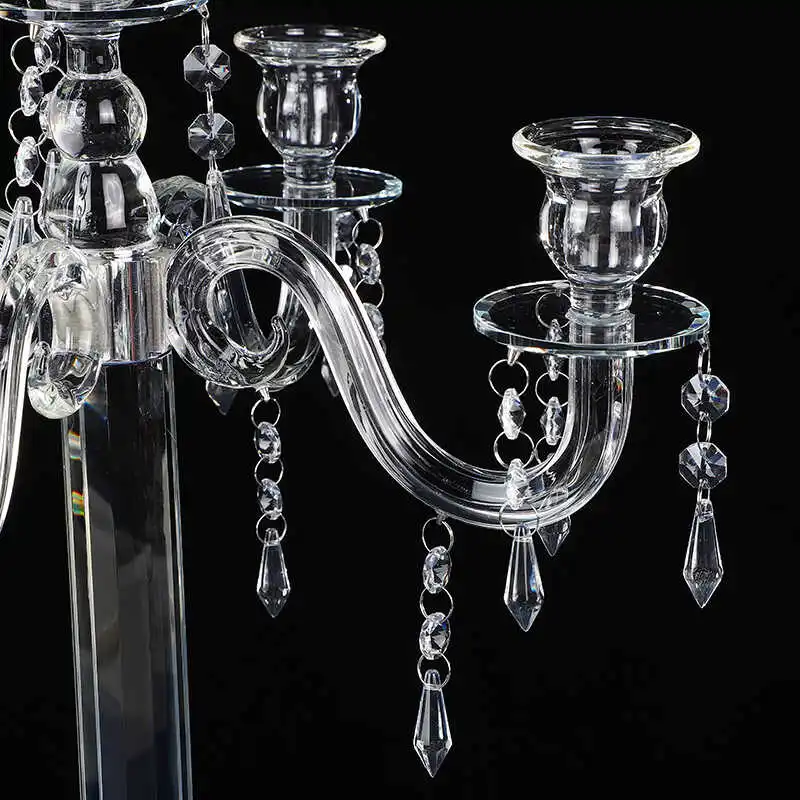 Crystal candle holder