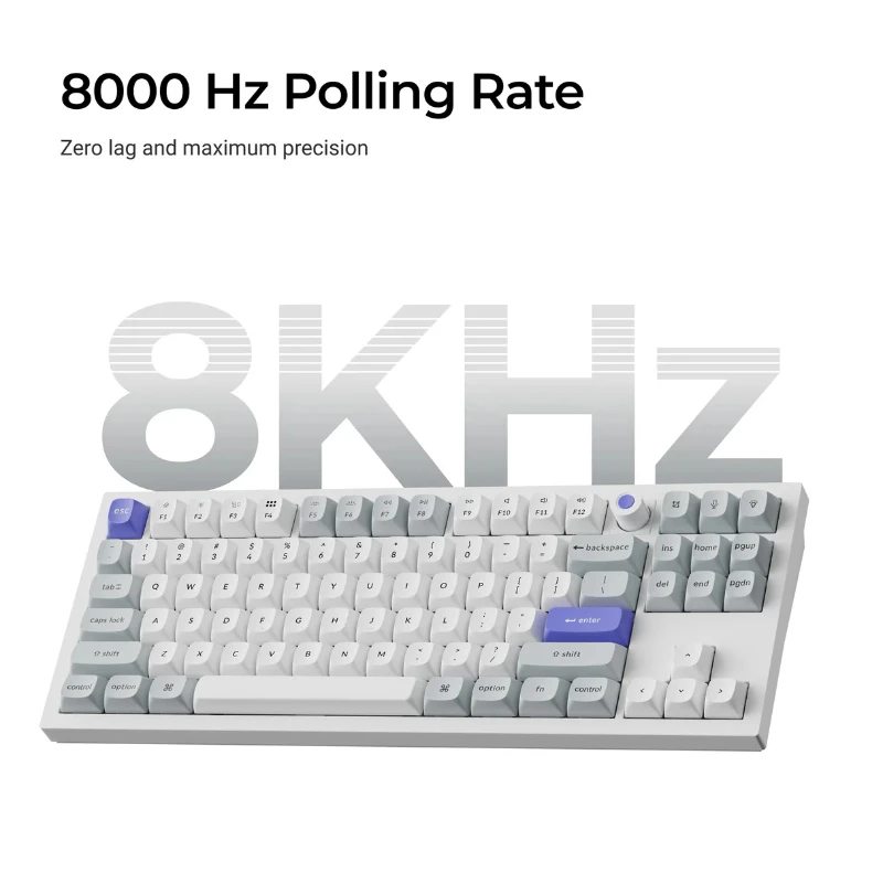 Keychron Q1 HE 8K Magnetic Switch Keyboard Hall Effect Program Gaming Custom Wired Keyboard