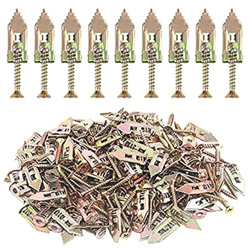 TFTP-Hollow-Wall Anchor Kit With Screws, Expansion Screws Set Suitable For Wall Insulation Board, Shelf