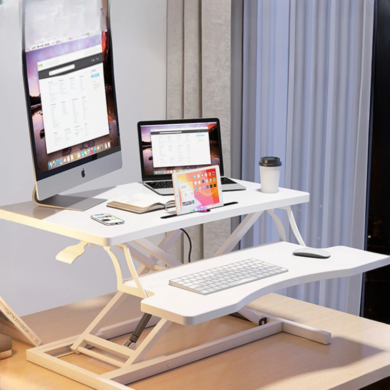 

Stand-up desk can be lifted, working table can be lifted, desktop can be raised, notebook desktop can be folded for home use.