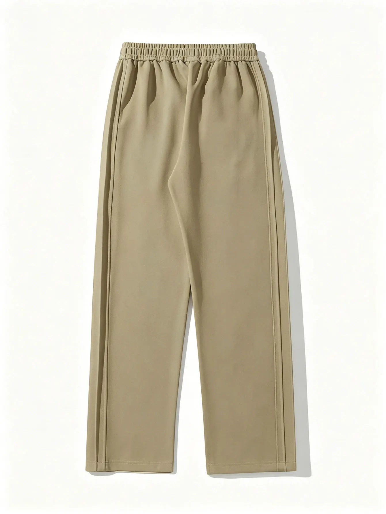 Herren-Freizeithosen, Locker Geschnittenes Design mit Weitem Bein, Elastischer Bund, Bequem für den Alltag, Modische Herrenbekleidung, Trendig und Stilvoll – Detail 4