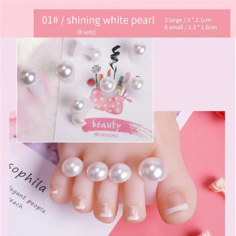 Pack Nail Art Toe Separator Füße Schwamm Finger Separatoren Weich gel UV-Lack Nagels tudio liefert Pediküre Maniküre-Tool